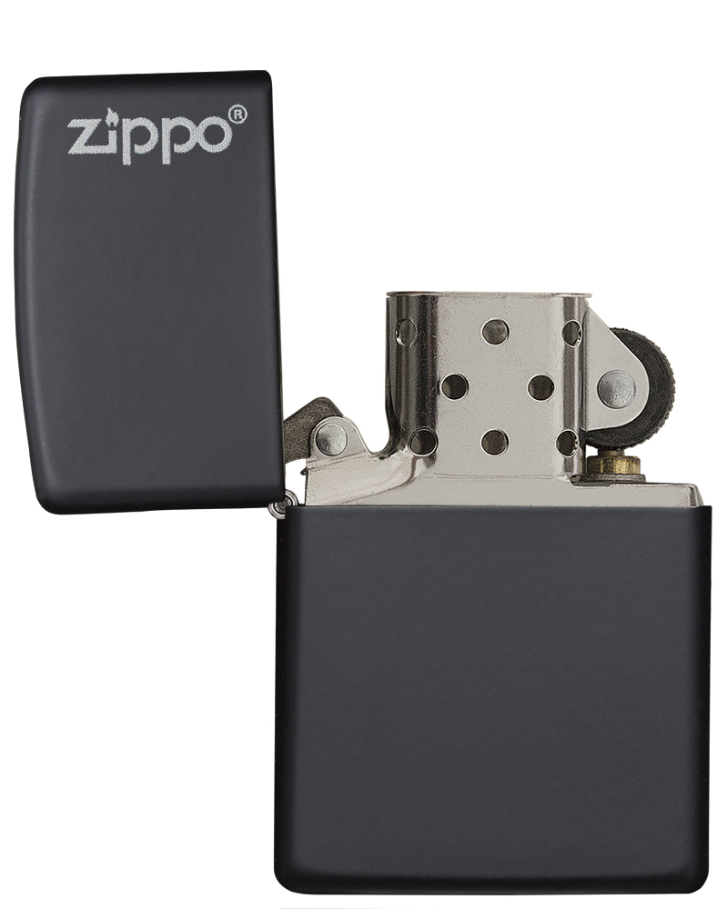 Zippo Logo Black Matte Windproof Pocket Lighter - image 5 of 7