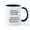 White/Navy Inside, variant on CafePress - Math People Black Ceramic Mug - 11 oz Ceramic Mug - Novelty Coffee Tea Cup