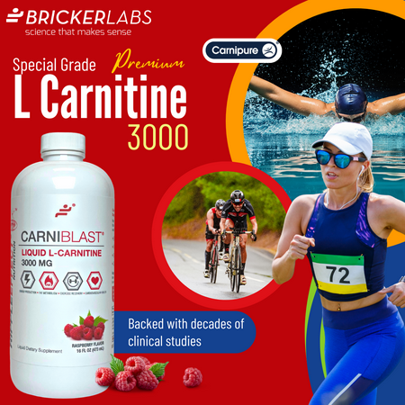 Bricker Labs - Carniblast 3000 mg Raspberry 16 oz