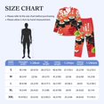 thumbnail image 4 of Fotbe Sushi Pijama de Hombre con Estampado de Manga Larga, Conjunto de 2 Piezas, Ropa de Dormir Suave y Cómoda con Bolsillos-Medium, 4 of 7