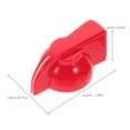 thumbnail image 2 of unbranded 20Ud Knobs De Control Para Guitarra En Plástico Rojo Con Ajuste Preciso De Velocidad Para Uso En Casa, 2 of 6
