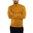 thumbnail image 4 of X RAY JEANS Mens Turtleneck Sweater Pullover, Mustard, S, 4 of 10