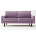 thumbnail image 4 of Koby Home Sectional Sofa Sleeper Couch 3-Seater Sofas 70" Couches for Living Room Lavender Pink, 4 of 6
