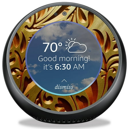 MightySkins Skin Compatible With Amazon Echo Spot - Black Diamond Plate | Protective, Durable, and Unique Vinyl Decal wrap cover | Easy To Apply, Remove, and Change Styles | Made in the (Best Way To Remove Black Spots On Face)