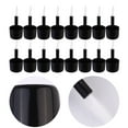 thumbnail image 3 of 200Pcs Cepillo de uñas Cepillo de esmalte de uñas desechable para uso de mujeres （Negro blanco), 3 of 7