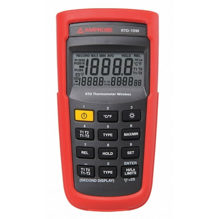 

Amprobe RTD Thrmetr -328 to1472 F -328 to1166 F RTD-10W