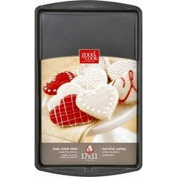 Bradshaw Cookie Sheet Nonstick - Rectangular, Silver - 17 x 11 In