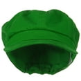 thumbnail image 2 of Cotton Elastic Big Size Newsboy Cap - Lime XL-2XL, 2 of 5
