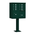thumbnail image 4 of Cluster Box Unit with 8 Doors and 2 Parcel Lockers in Gray with USPS Access Type I, 4 of 6