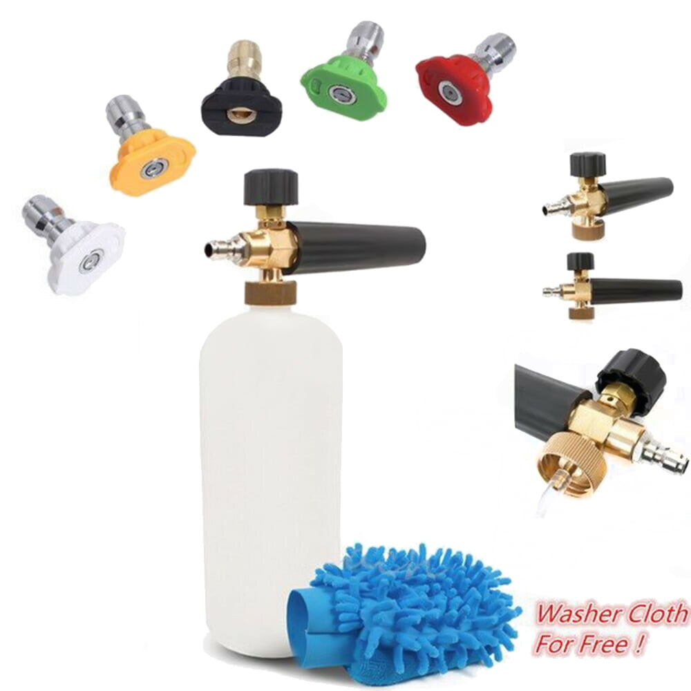 Snow Foam Cannon Professional Car Wash Pressure Washer Jet Wash 1/4