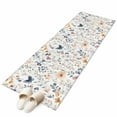 thumbnail image 2 of Watercolor Wildflowers 2x6 Kitchen Runner Rug, Spring Pastoral Botanical Flowers Non-Skid Rubber Backing Large Rectangle Rugs - Living Room Bedroom Home Office, Indoor Floor Mat Carpets Washable Rug, 2 of 9