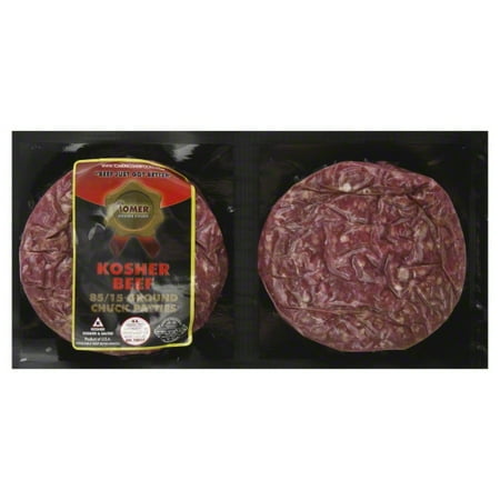Rotem Tomer Kosher Foods Ground Chuck Patties, 1 ea