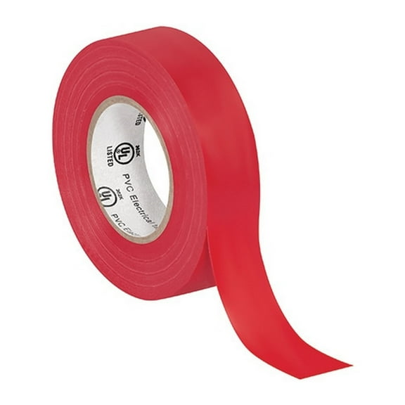 General Purpose Electrical Tape 3/4" X 20 Yard Red (10 Pack)