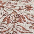 thumbnail image 3 of Better Homes & Gardens 20" x 20" Burgundy Red Block Print Floral Reversible Cotton Decorative Pillow, 3 of 6
