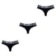 thumbnail image 4 of Minnieouse Tanga femenina malla sin costuras T espalda letra impresa ropa interior Tanga elástico talla grande Yoga calzoncillos calzoncillos Type1 NO1, 4 of 6