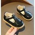 thumbnail image 3 of Girl's T-Strap School Uniform Dress Shoe Mary Jane Princess Flat, 3 of 6