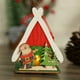 thumbnail image 3 of Adornos navideños, casas navideñas de madera, juguetes, casas de madera coloridas, regalos navideños brillantes, 3 of 4