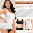 thumbnail image 4 of Lilvigor Tummy Control Camisole for Women Shapewear Tank Tops with Built in Bra Slimming Compression Top Vest Seamless Body Shaper, 4 of 7