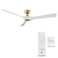 thumbnail image 4 of Torque 3-Blade Smart Ceiling Fan 58in Matte Black/Koa with Remote Control, 4 of 7