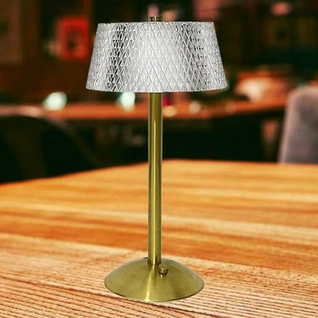 

Xewsqmlo 3 Colors LED Crystal Lamp Rechargeable Desk Night Lights Creative Bar Decoration