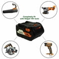 thumbnail image 4 of 4Pack 8.0Ah For Rigid R840087 18V Hyper Lithium-ion Battery R840085 R840086 R840084 R840083, 4 of 9