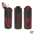 thumbnail image 4 of Zak Designs Spider-Man 25 ounce Reusable Plastic Water Bottle with Straw, Spider-Man, 4 of 8