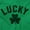 Irish Green, variant on Saint Patrick's Day Lucky Shamrocks Hoodie Sweatshirt Women Men Brisco Brands S
