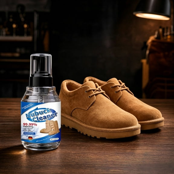 Suede Shoe Cleaner And Conditioner, Powerful Stain Remover Restores Soft Velvet Texture With Gentle Protection, Removes Dirt Oil Marks For Suede Boots Sneakers Leather Shoes And Bags