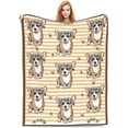 thumbnail image 5 of Corgi Blanket Corgi Gifts Throw Blankets Cozy Fleece Flannel Soft Warm Plush Lightweight Blanket Cute Dog Corgi Stuff for Corgi Lovers Boys Girls Men Women Adults Kids for Couch Sofa Bed 40"X50", 5 of 6