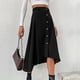 thumbnail image 3 of Falda midi con botones,Falda midi con botones Una falda larga informal Falda larga Aspecto llamativo, 3 of 6