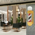thumbnail image 3 of LED Wall Mount Rotating Pole Light Hair Salon Barber Shop Spinning Stripes Light, 3 of 12