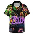 thumbnail image 3 of The Legend of Zelda Mens Hawaiian Shirt Short Sleeve Button Down Shirts Tropical Summer Beach Shirts, 3 of 7