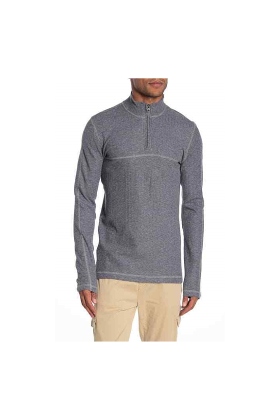 Drop Needle 1/4 Zip Pullover,CITADEL BLUE,Sz S