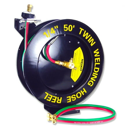 1/4" X 50 Foot Automatic Retractable Welding Reel Welding Hose Included