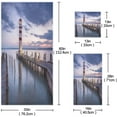 thumbnail image 3 of GZHJMY Lighthouse Towel Set of 3, Highly Absorbent Soft Towels with Bath Towel, Hand Towel and Washcloth for Bathroom Hotel Gym Spa, 3 of 7