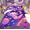 Orchid 04, variant on Feelyou Purple Kawaii Axolotl Bedding Comforter Set, Galaxy Outer Space Twin Comforter Sets for Kids Girls, Colorful Stars Reversible 2 Piece