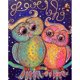 thumbnail image 1 of Cuadros Decorativos Pareja de búhos de dibujos animados 5D DIY Kits de pintura de diamantes Taladro cuadrado completo (30x40cm) DQrwqpou Nuevos Originales, 1 of 5