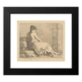 thumbnail image 2 of Angelica Kauffmann 17x15 Black Modern Framed Museum Art Print Titled - Seated Woman, Le Blanc 20, 2 of 5