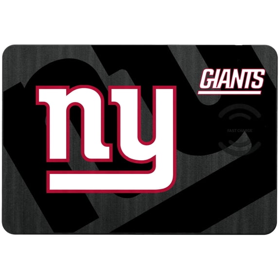 Keyscaper New York Giants 15W Fast Wireless Charger and Mouse Pad
