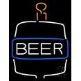 thumbnail image 1 of Beer Bottle LED Neon Sign 24 x 31 - inches, Clear Edge Cut Acrylic Backing, with Dimmer - Bright and Premium built indoor LED Neon Sign for Bar decor., 1 of 7