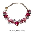 thumbnail image 3 of Cat Chain Collar with Cute Pet Paw & Metal Lock, Adjustable Sparkling Crystal Pet Necklace for Small Cats & Dogs, Rhinestones Jewelry Accessory Pink, 3 of 6