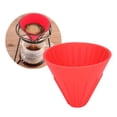 thumbnail image 4 of Silicone Coffee Dripper, Collapsible Coffee Filter Reusable Portable Professional  For Office For Travel For Camping Black,Red,Green, 4 of 8