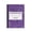 Dark Purple, variant on Wide Ruled Notebook Composition Book With Sewn Binding And Color Cover, Includes One Snowflake Print Notebook