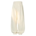 thumbnail image 6 of Guluxicc Sweat Pants for Men Loose Drawstring Straight Leg Athletic Trousers with Pockets for Everyday Fall Winter, 6 of 8