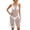 White, variant on Women's Light Dress Cover Up Sheer Hollow Out Beach Cover Up Soft Spring Fitted Sexy Bikini Rose 4-6