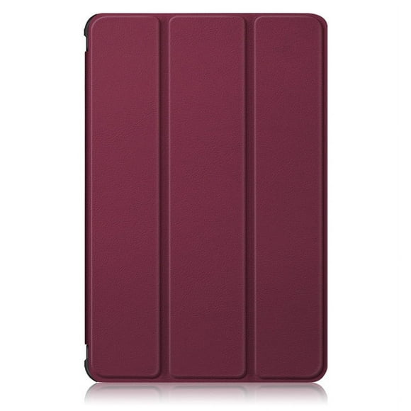 Shockproof Case For Samsung Galaxy tab s7 fe case Folding Stand Tablet Shell for Sam S8 Plus S7 Plus 12.4inch S8 11 inch Cover Wine red Tab S7 Plus 12.4inch