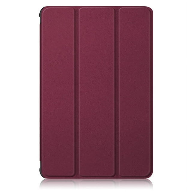 Étui Antichoc pour Samsung Galaxy tab s7 fe, Étui Pliable avec Support, Étui de Tablette pour Sam S8 Plus s7 Plus 12,4 Pouces S8 11 Pouces, Housse Rouge Vin tab s7 Plus 12,4 Pouces