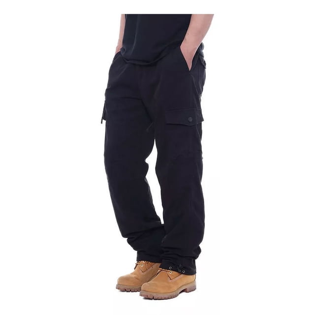 Pantalones De Trabajo De Moda Para Hombre Con Bolsillos