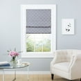 thumbnail image 2 of Exclusive Home Montague Trellis Total Blackout Roman Shade, 23"x64", Dark Grey, 2 of 16