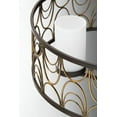 thumbnail image 7 of Progress Lighting Cirrine 3-Light Chandelier, Antique Bronze, Etched White Glass, 7 of 7